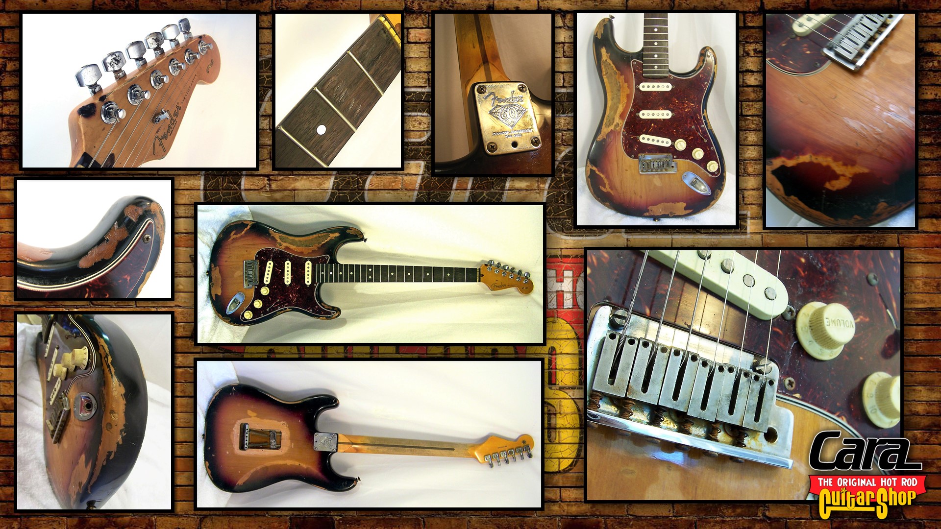 Stratocaster Relic Guitars by Jim Cara